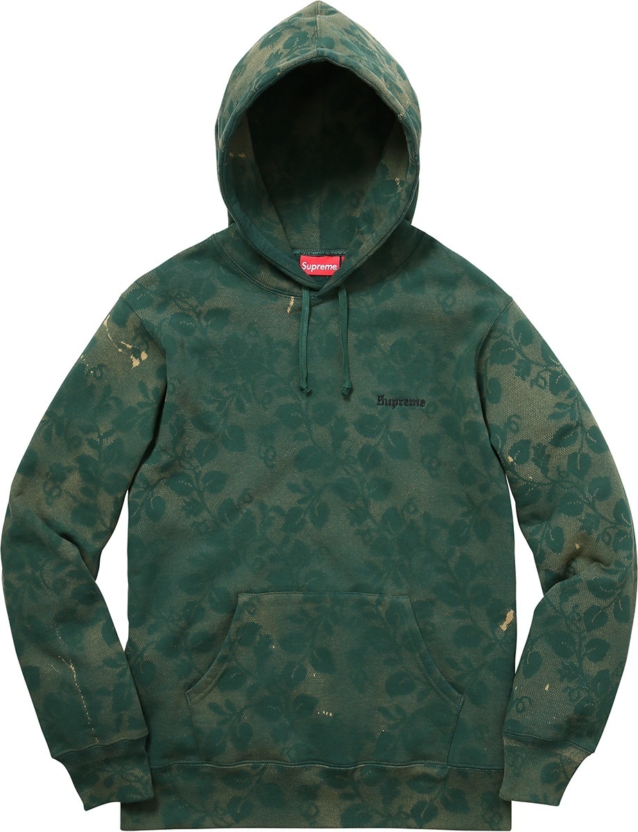 Bleached Lace Hooded Sweatshirt view 2
